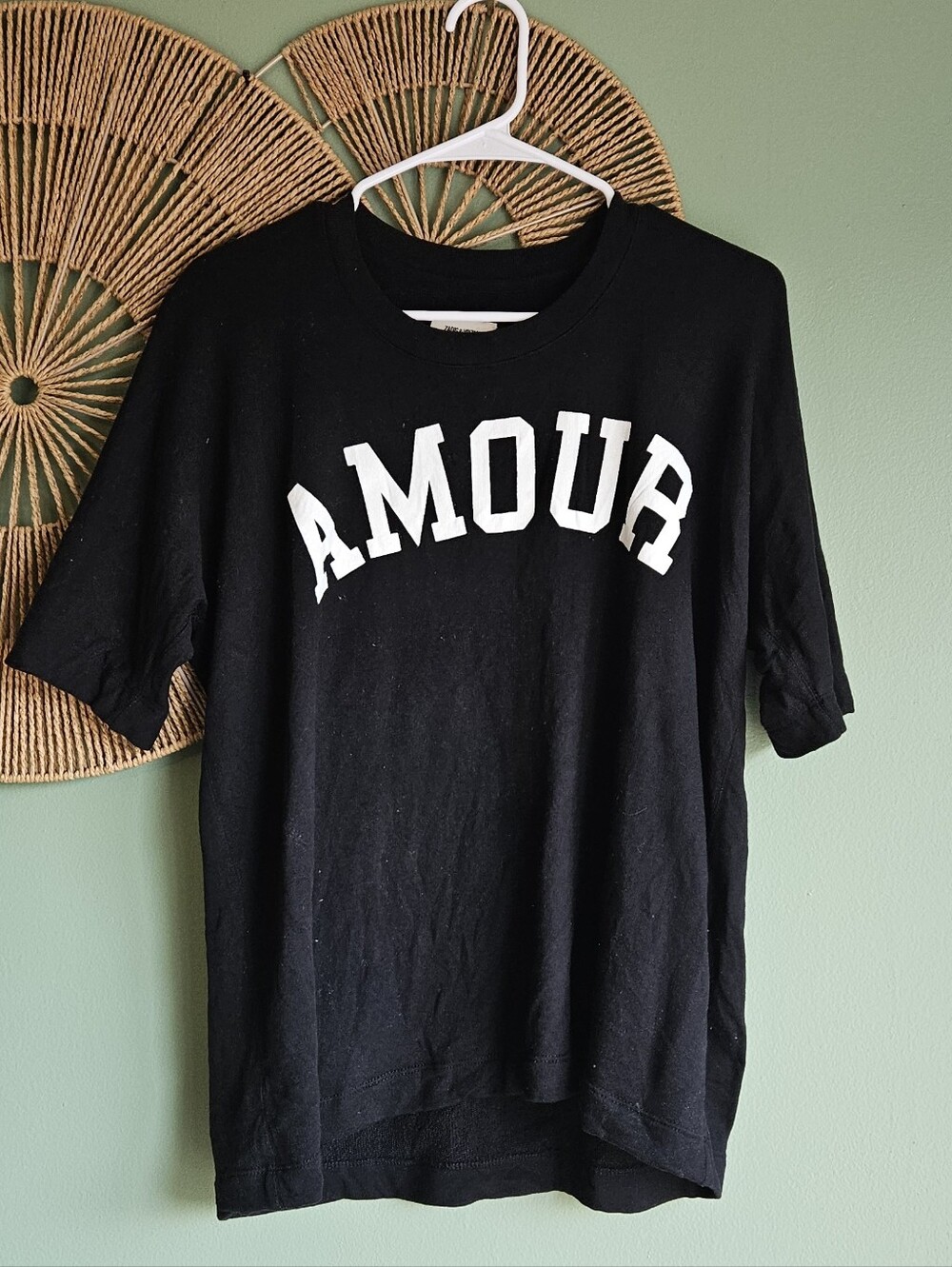 Zadig And Voltaire Knit Short Sleeve "Amour" Sweater